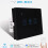 (Black) WiFi+RF433 Smart Fan Speed Control Touch Switch US Standard Deluxe Crystal Panel Switch Tuay App Remote Control 7