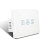 (Black) Wireless Smart LED Dimmer Switch US Standard Smart Touch Deluxe Crystal Panel Switch App Remote Control 6