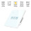 (White) Curtain Touch Wall Switch Crystal Panel Electric Motorized Blinds Smart Switch Remote Control Works with Alexa Google Home 3