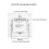(White) Dimmer Switch EU Standard Smart Touch Switch Compatible with Alexa Google Home 3