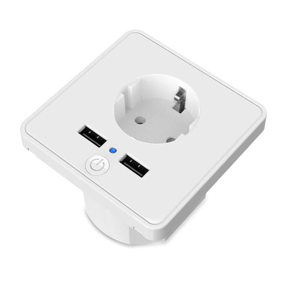Smart Home USB Port LED Indicator Fast Charging 2000W Wall Charger Adapter Can Monitor For iPhone X XS Huawei P30 Mate 20Pro Mi8 Mi9 S10 S10+