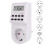 (UK Plug) Timer Socket EU UK US FR BR Plug Programmer Digital Display Timing Switch Outlet 1