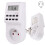 (UK Plug) Timer Socket EU UK US FR BR Plug Programmer Digital Display Timing Switch Outlet 6