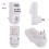 (UK Plug) Timer Socket EU UK US FR BR Plug Programmer Digital Display Timing Switch Outlet 7