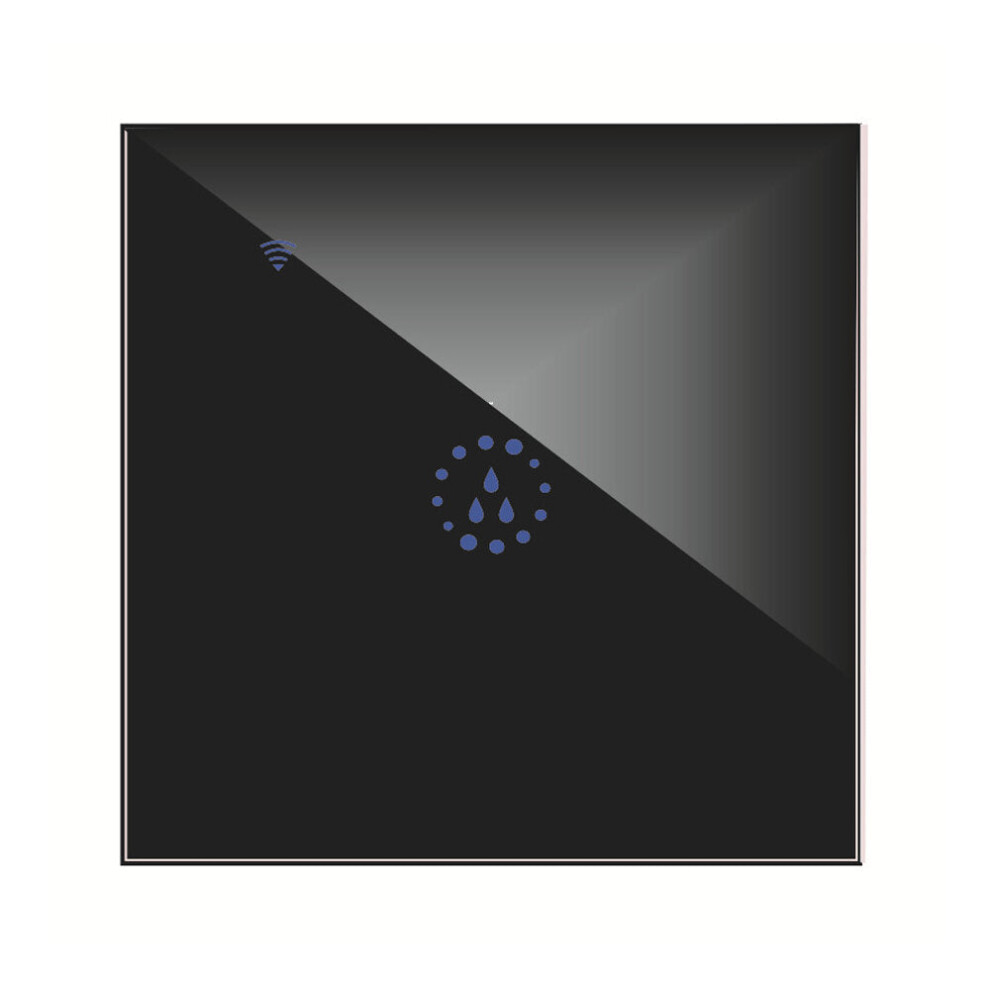 (Black) Smart Switch Touch Panel Voice Remote Control Timer Outdoor Water Heater Switches Work With Alexa Google Home For Smart Home 6112212068441