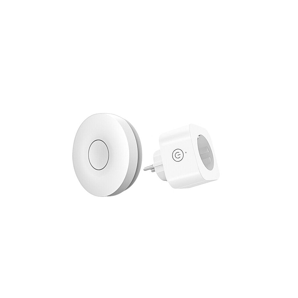 EU Plug 10A Wireless Smart Home Remote Control Socket No Need Wifi/Battery Required Self-powered Air Switch Food Residues Garbage Disposal Appliances