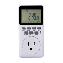 (US Plug) EU Plug Outlet Electric Digital Socket Timer Plug 220V Time Control Countdown Socket Timer Switch