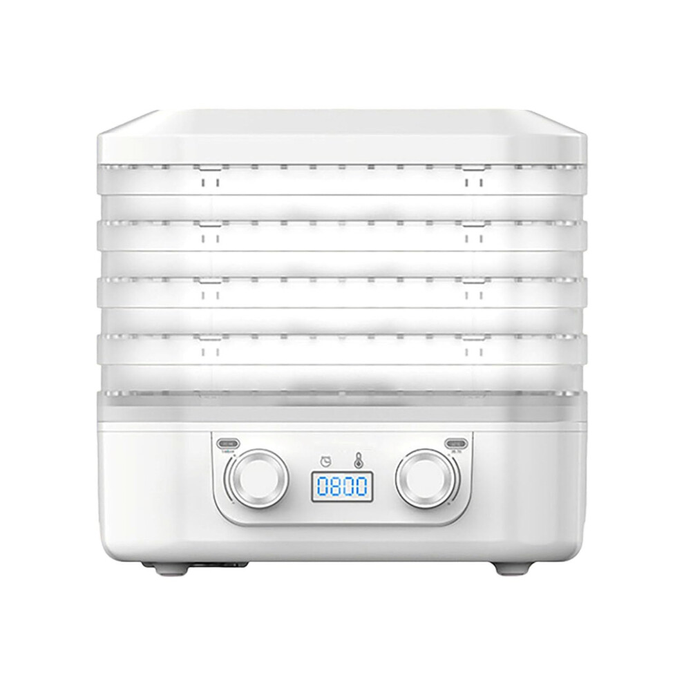 (White, UK) 5-Tier Food Dryer Machine, Candy & Snack Dehydrator
