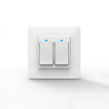 WiFi Voice Control Smart Switch Remote Control 2Gang 433Mhz Wall Light Switch Works with Alexa Google Home For Smart Home