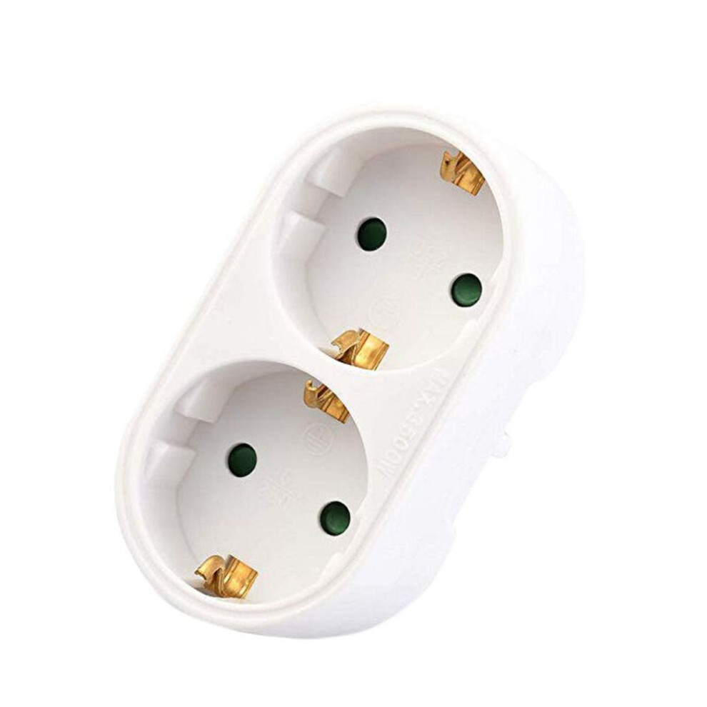 (2 Way) Power Convert Plug Wall Socket Power Strip Outlet Triple Adapter For Smart Home 3500W 16A 3Way 2Way 3Pole 6112212068014