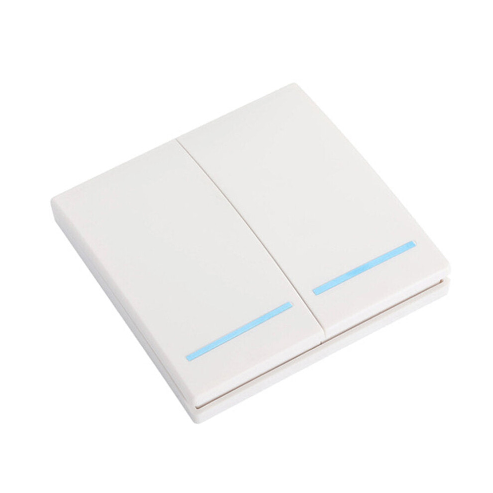 (2 Way) Wall Panel Wireless Remote Transmitter 1 2 3 Button RF Controller Switch For Light Lamp 433MHz