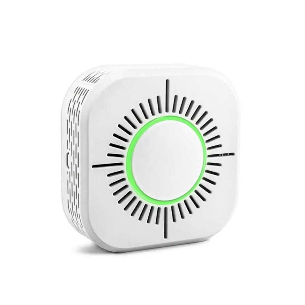 Wireless Smoke Detector Fire Security Alarm Protection Smart Sensor For Home Automation Works With RF Bridge,5Pcs 433MHz