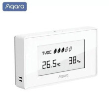 Indoor Air Quality Monitor Pollution Meter for TVOC Temperature and Humidity with a High-Contrast E Ink Screen Supports HomeKit Google Alexa