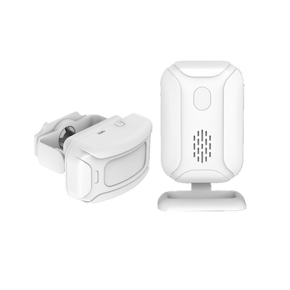 Wireless Welcome Alarm Doorbell PIR Store Shop Entry Motion Sensor Infrared Detector Night Light