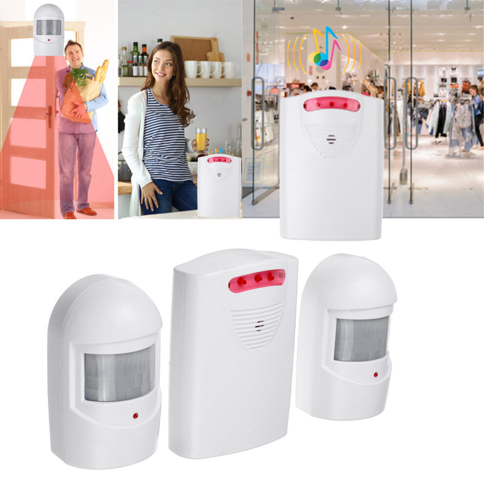 Wireless PIR Sensor Motion Alarm Sensor Low Power LED Reminder Infrared Detector