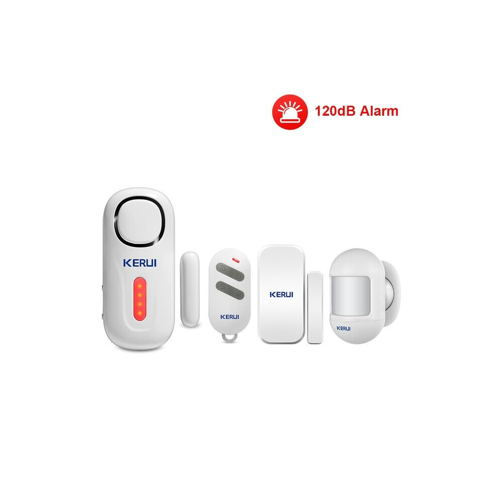 (Set 6) Wireless Door Window Entry Security Burglar Sensor Alarm PIR Magnetic Smart Home Garage System Remote Control