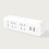 Power Strip Converter Socket Portable Plug Adapter with 2 USB Quick Charge 3