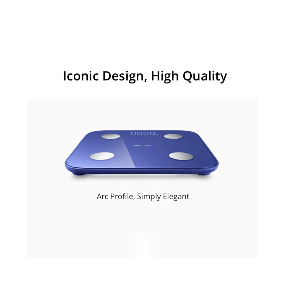 Greenzech Blue (Blue) Body Fat Scale Smart Tooth 5.0 Led Digital Display Balance Test Weight Scale