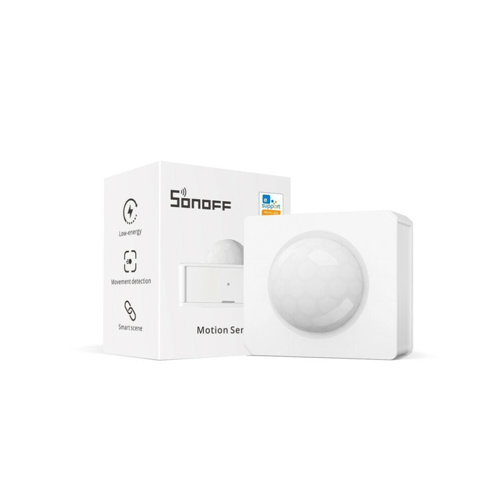 RF PIR Motion Sensor 100 Detection Angle Work with RF Bridge via eWeLink APP Alarm Notification Smart Scene For Smart Home,433MHZ