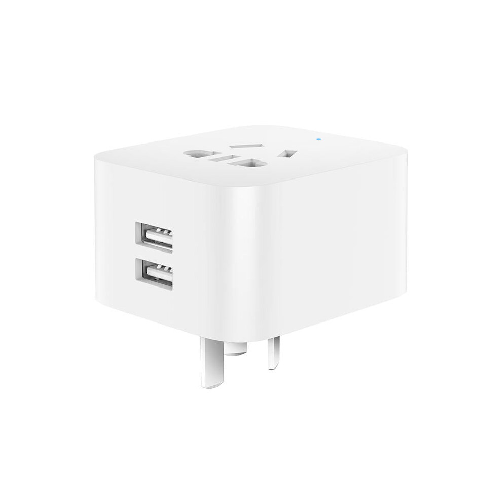 Dual USB Smart WIFI Socket Work With Xiaomi Bluetooth Thermometer Hygrometer Smart Doorlock