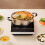 Firepower Adjustment Induction Cooker Automic Touch Black Mirror Microcrystalline Panel,2100W 7-speed 6