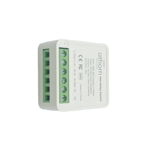 Mini Dual-control WIFi Smart Relay Switch Works with Home Assistant 2