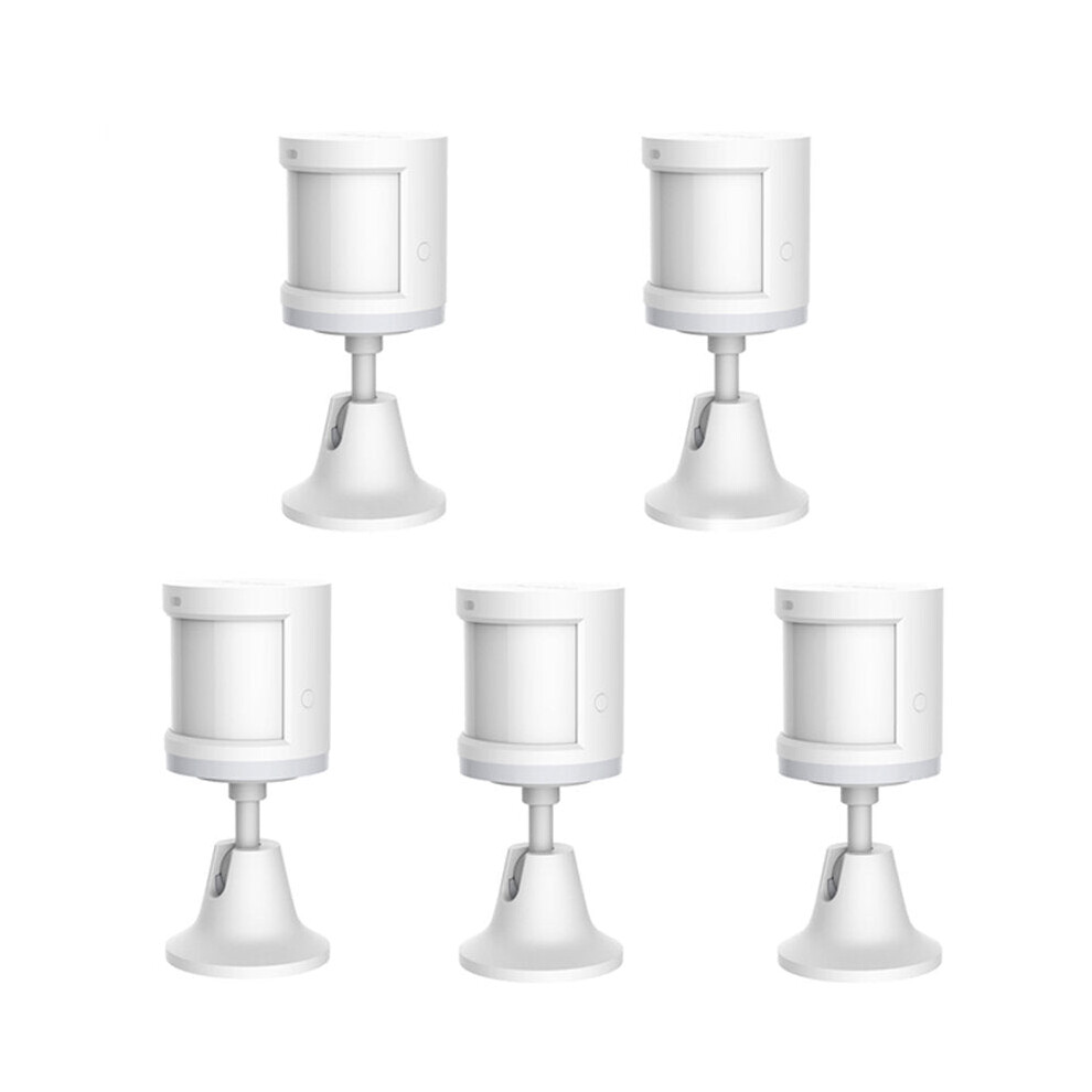 Wireless Human Body PIR Sensor Smart Home Kit Work with Gateway APP,[5 PCS]