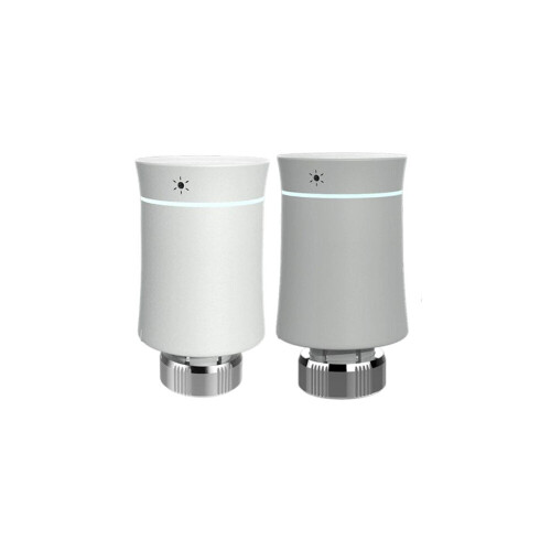(White) Thermostat Radiator Actuator Valve Smart Programmable TRV Temperature Controller Work with Alexa Voice Control 1