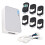 (Motor controller + 4 remote controls) Tubular Motor Rolling Door Remote Control Garage Shutter Door 433Mhz Controller Door Wireless Receiver Set 6