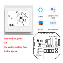 (GALWWifi-White) Wifi Smart Thermostat 3A Temperature Controller APP Remote Control for Water/Gas Boiler Work With Alexa Google Home