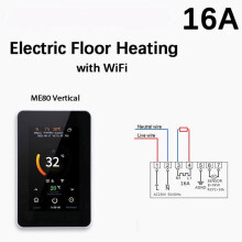 (Electric Heating) Smart 4.3" LCD Touch Color Screen Thermostat Heating Temperature Controller Works with Alexa Google Home