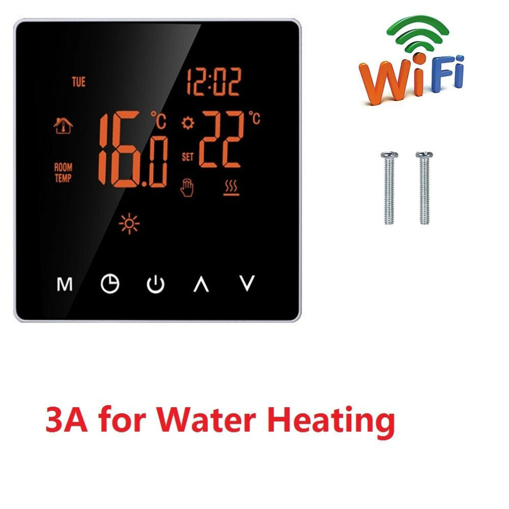 (Water Heating) WiFi Smart Thermostat APP Control Temperature Controller For Electric Floor Heating Water/Gas Boiler Works With Alexa Google Home