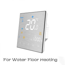 (BHT-3000-GALW) Smart Thermostat Temperature Controller Water/Electric Floor Heating Water/Gas Boiler Brushed Panel 2MQTT Alexa Google Smart Life