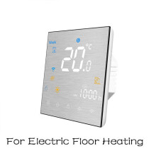 (BHT-3000-GBLW) Smart Thermostat Temperature Controller Water/Electric Floor Heating Water/Gas Boiler Brushed Panel 2MQTT Alexa Google Smart Life