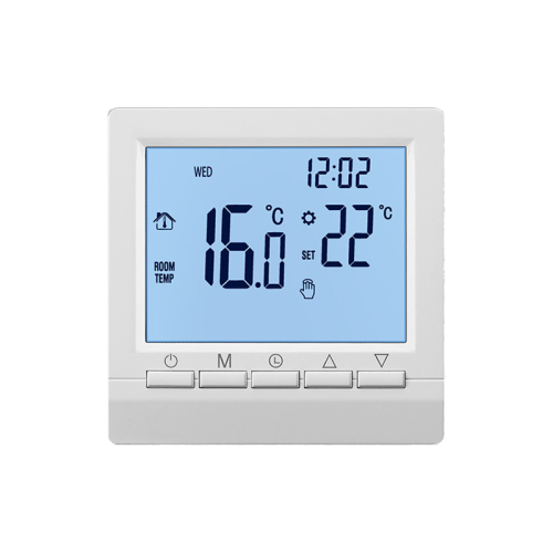 (Dark Blue) Smart Thermostat 7 Day Programmable Heating Controller For Gas Boiler