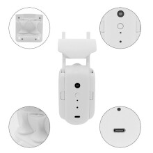 Smart Home Automatic Curtain Machine Free Track Installation Roman Rod Control Work with Alexa Google Home