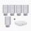 (Gateway+4pcs  Controller) Smart Radiator Actuator Programmable Thermostatic Radiator Valve Temperature Controller Voice Control via Alexa 13