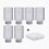 (Gateway+6pcs  Controller) Smart Radiator Actuator Programmable Thermostatic Radiator Valve Temperature Controller Voice Control via Alexa 1