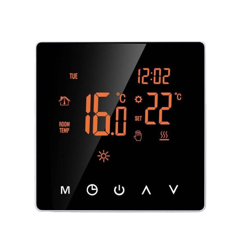 Smart Home High-power Touch Screen Electric Heating Thermostat without WIFI Function 1