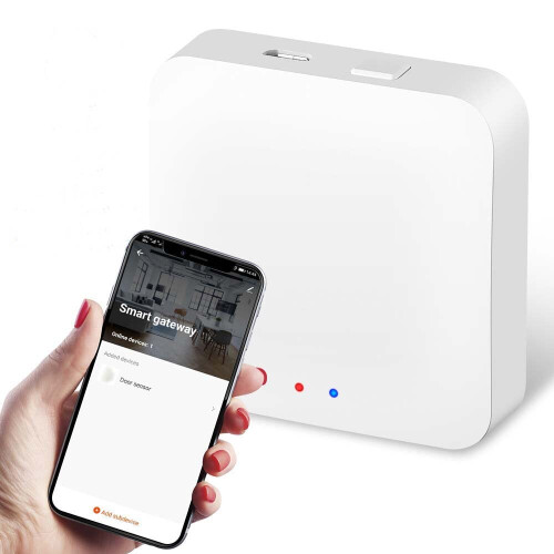Bridge Wireless Smart Home Mini Gateway Hub APP Remote Control Supports Alexa Google Home 1