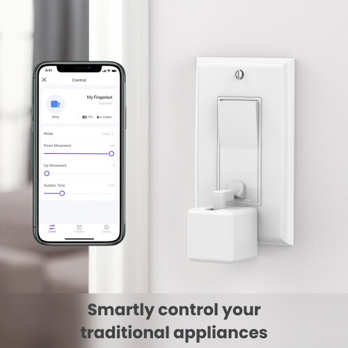 Bluetooth Connection Smart Fully Automatic Fingertip Robot Free Stickers Switch Button Controller 2