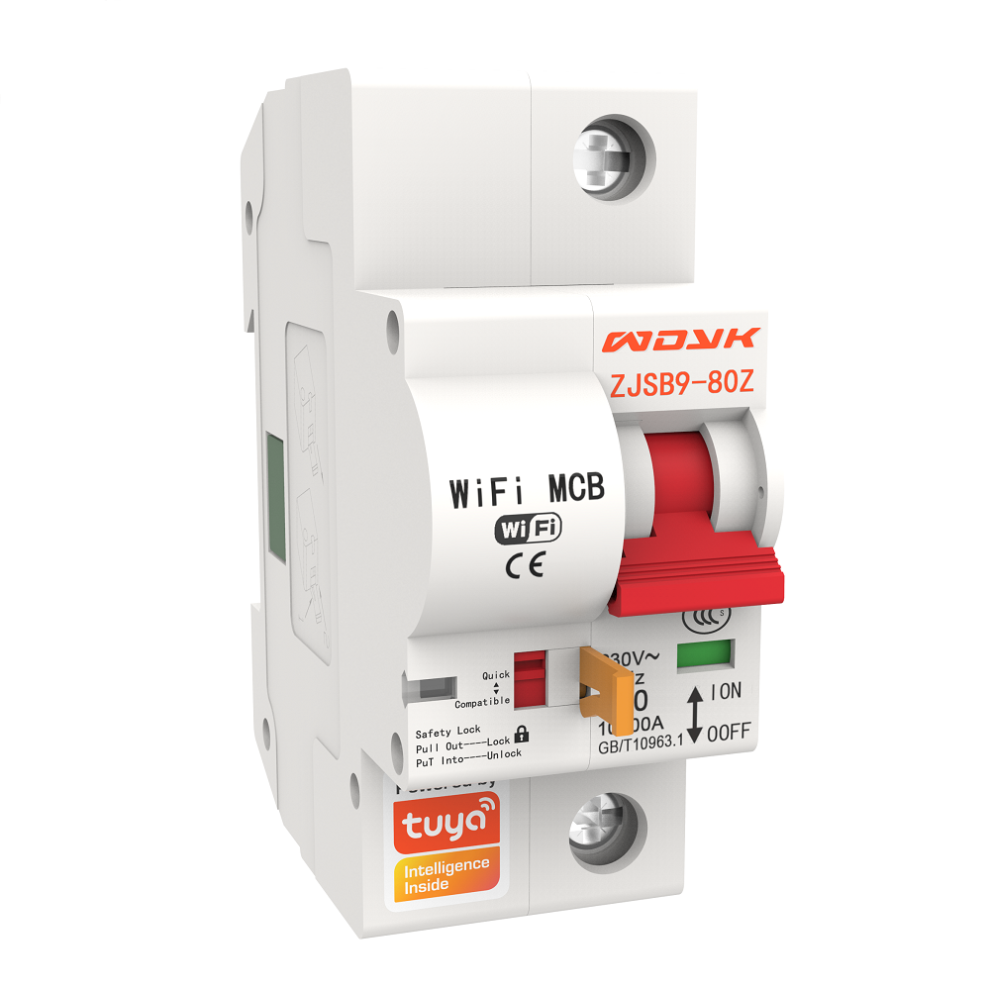 (125A) 1P Wifi Smart Circuit Breaker Overload Short-Circuit Protection Works With Alexa Google Home 6112212099292