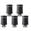 (Black 6PCS) Thermostat Radiator Actuator Valve Smart Programmable TRV Temperature Controller Alexa Voice Control 12