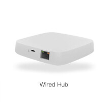 (Wired Hub) Thermostat Radiator Actuator Valve Smart Programmable TRV Temperature Controller Alexa Voice Control
