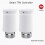 (3pcs White) Thermostat Radiator Actuator Valve Smart Programmable TRV Temperature Controller Alexa Voice Control 8