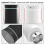 (5pcs White) Thermostat Radiator Actuator Valve Smart Programmable TRV Temperature Controller Alexa Voice Control 5