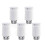 (6pcs White) Thermostat Radiator Actuator Valve Smart Programmable TRV Temperature Controller Alexa Voice Control 18