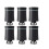 (6pcs White) Thermostat Radiator Actuator Valve Smart Programmable TRV Temperature Controller Alexa Voice Control 13