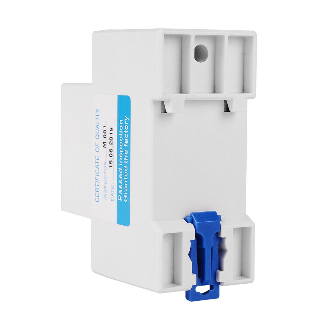 Single Phase Two Wire Lcd Digital Display Wattmeter Power Consumption Energy Electric Meter Kwh Ac 230V 50Hz Electric Din Rail 6112212106761