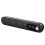(Black) Wireless USB Desk Bluetooth Speaker Soundbar with Dual Alarm Clock FM Function Temperature Display for PC TV Computer Home 1